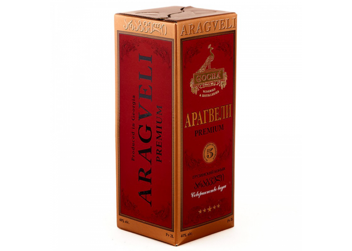 Коньяк Арагвелі 2 літри